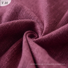 Viscose Linen Polyester Blend Dobby Sofa Tissu d&#39;ameublement